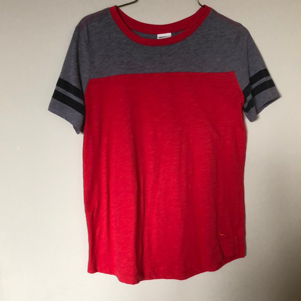 🌺Victoria Secret Pink Basic Baseball Crew Neck🌺